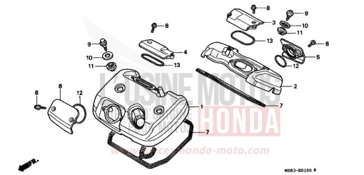 CYLINDER HEAD COVER VT600CT de 1996